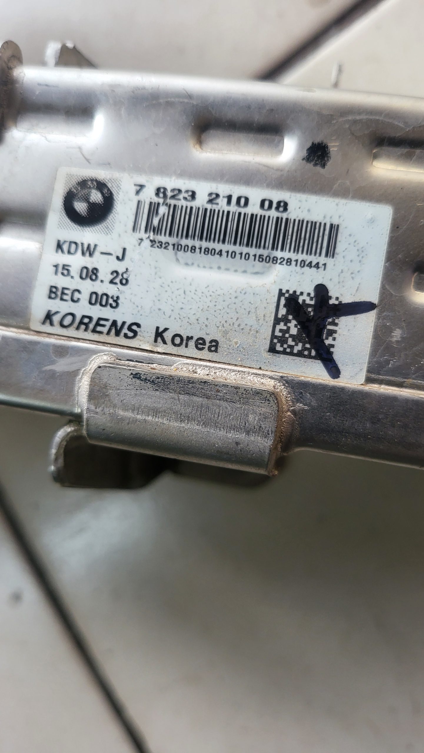 BMW 535d xDrive EGR Cooler for 5 Series F10 OEM part 782321008
