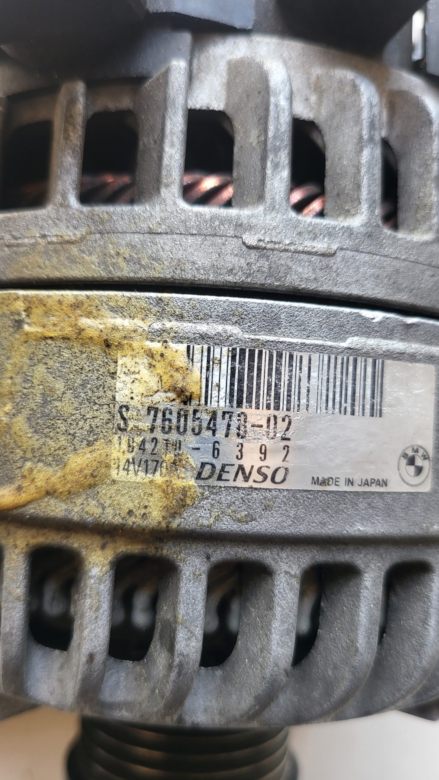BMW Alternator 7605478‑02, 3 5 Series OEM - Image 4