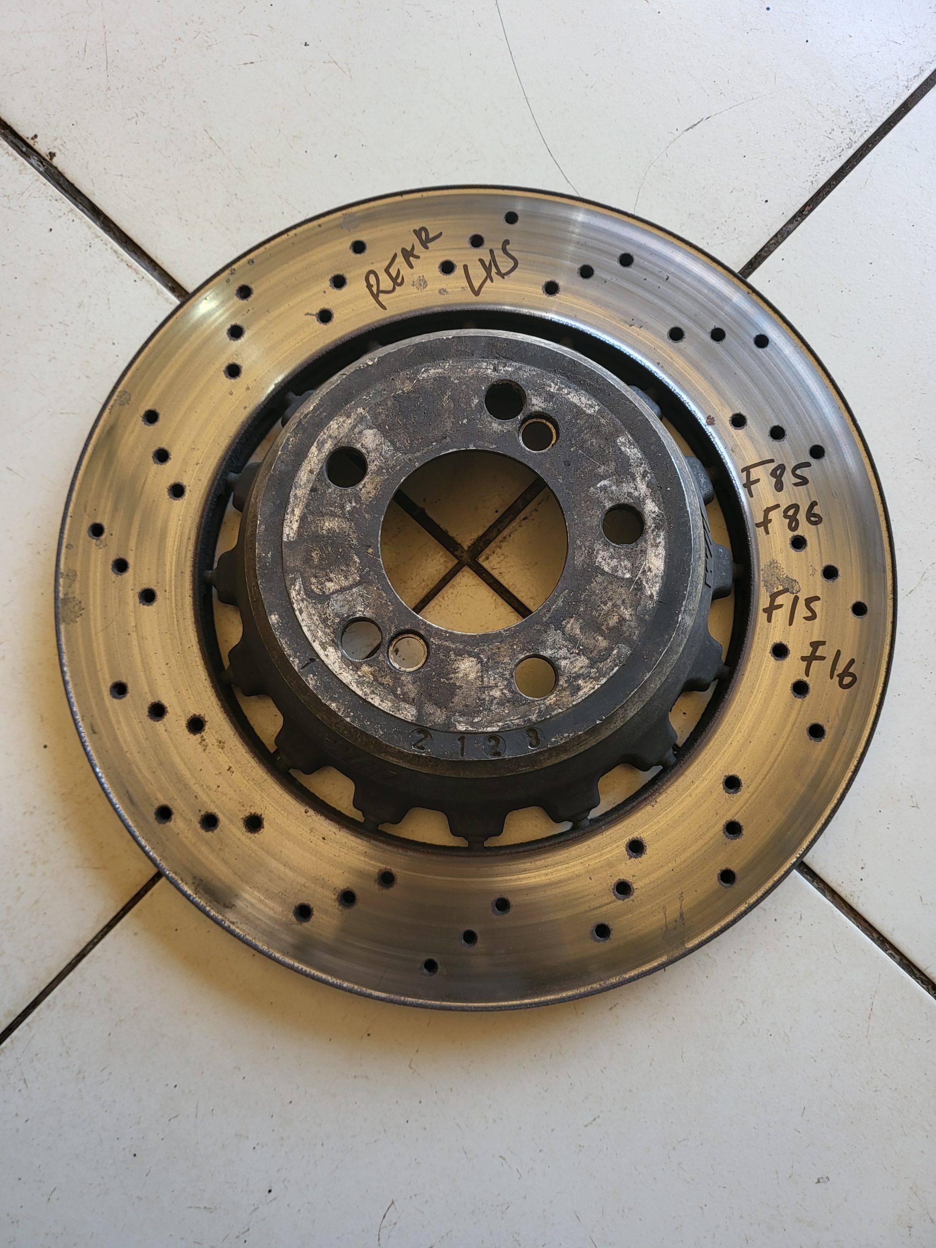 BMW Rear Left Brake Disc F85 F86 F15 F16 385x24mm