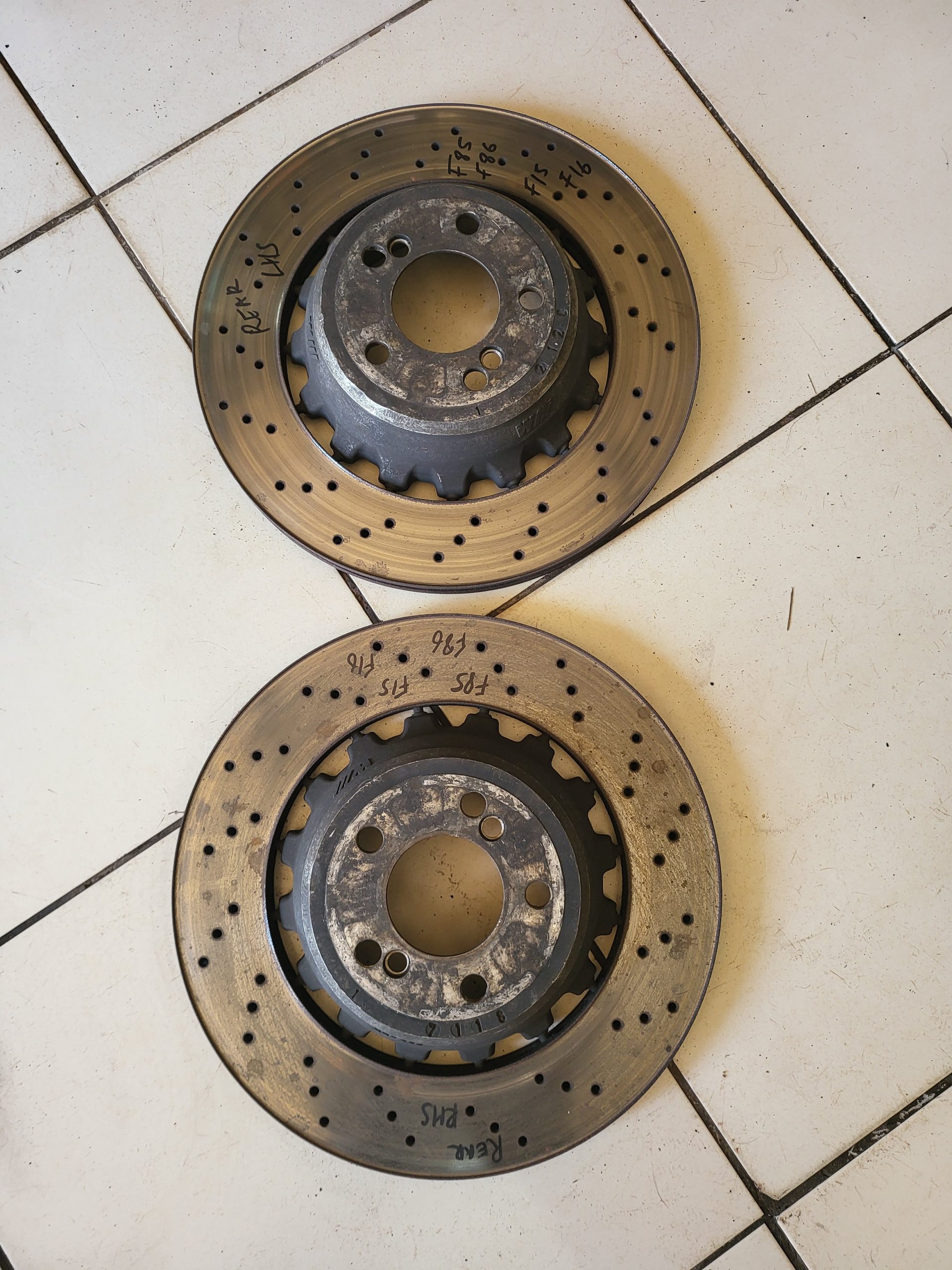 BMW Rear Left Brake Disc F85 F86 F15 F16 385x24mm - Image 5